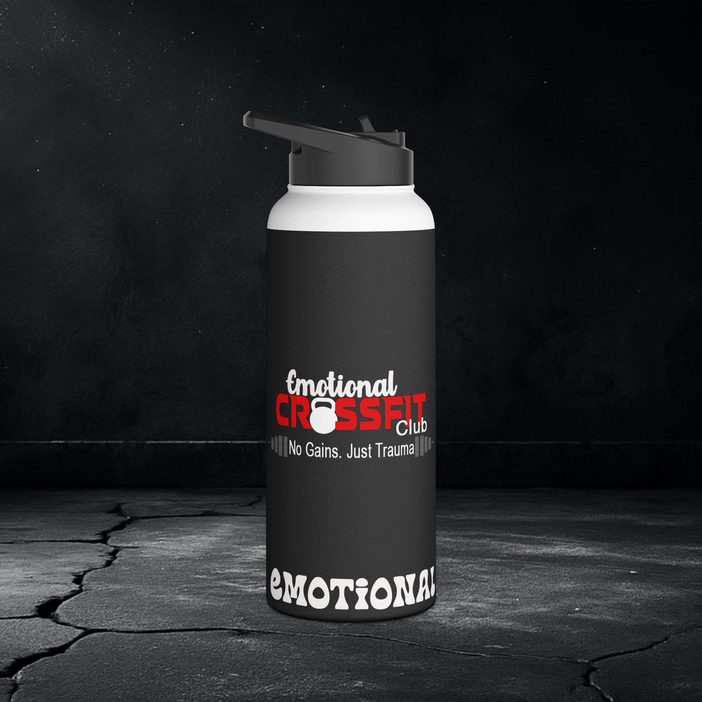 Trauma Juice Water Bottle – Stainless Steel Emotional Fuel for Shadow Work