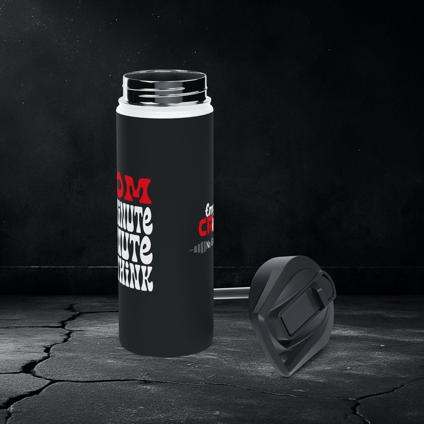 EMOM Water Bottle – Emotional Fitness Hydration for Overthinkers