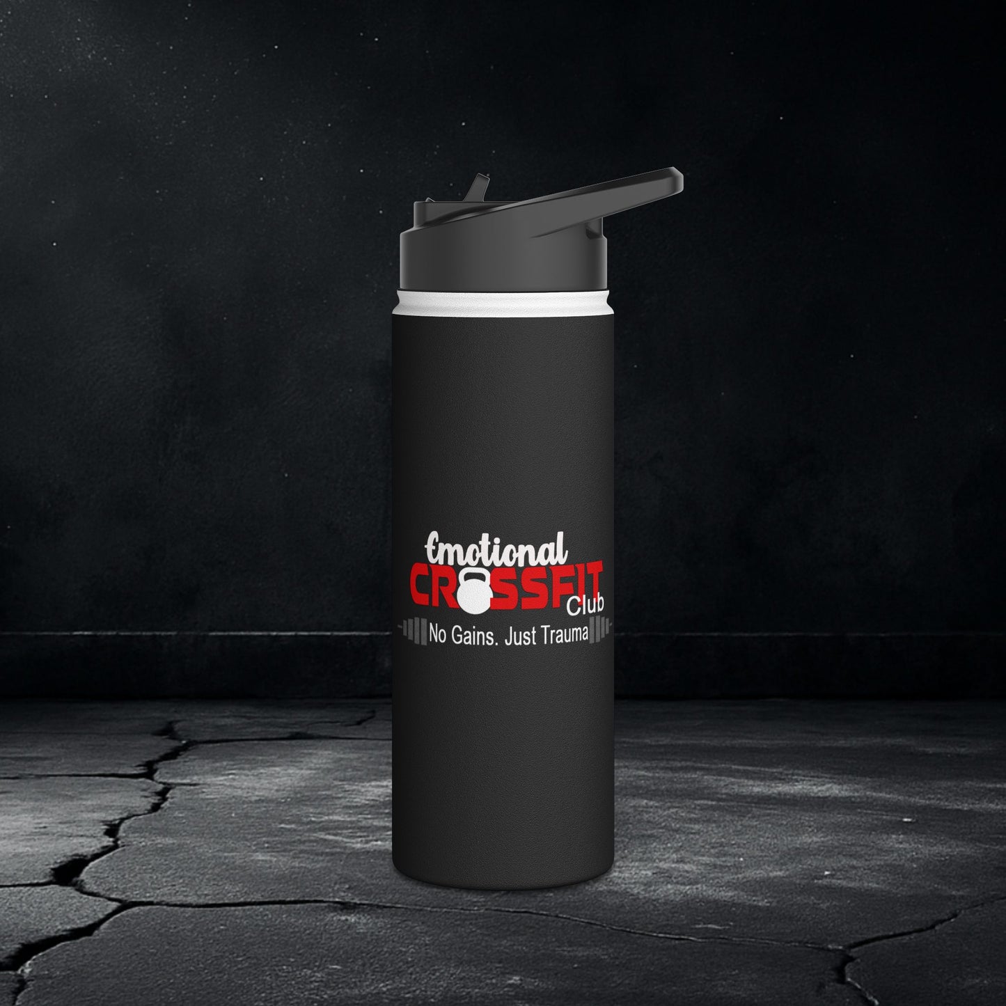 EMOM Water Bottle – Emotional Fitness Hydration for Overthinkers