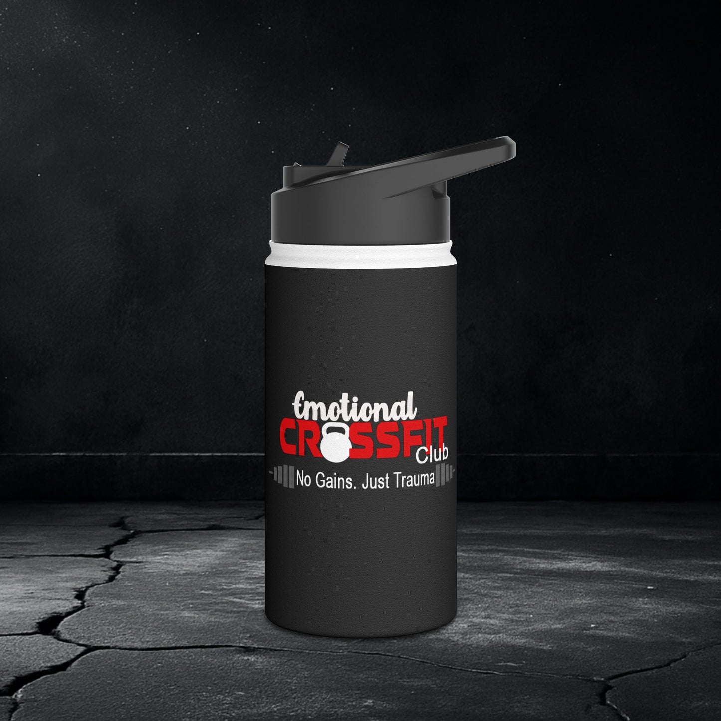EMOM Water Bottle – Emotional Fitness Hydration for Overthinkers