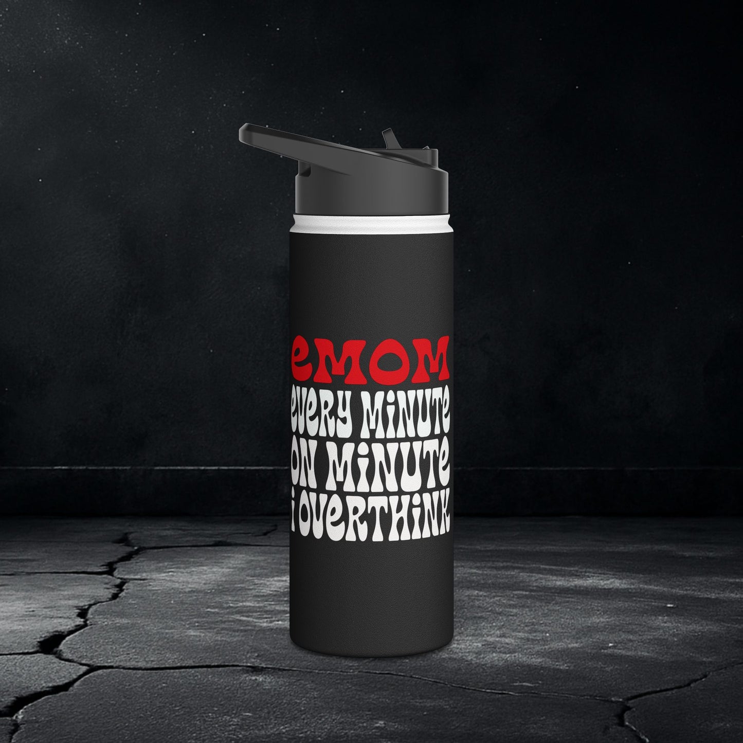 EMOM Water Bottle – Emotional Fitness Hydration for Overthinkers