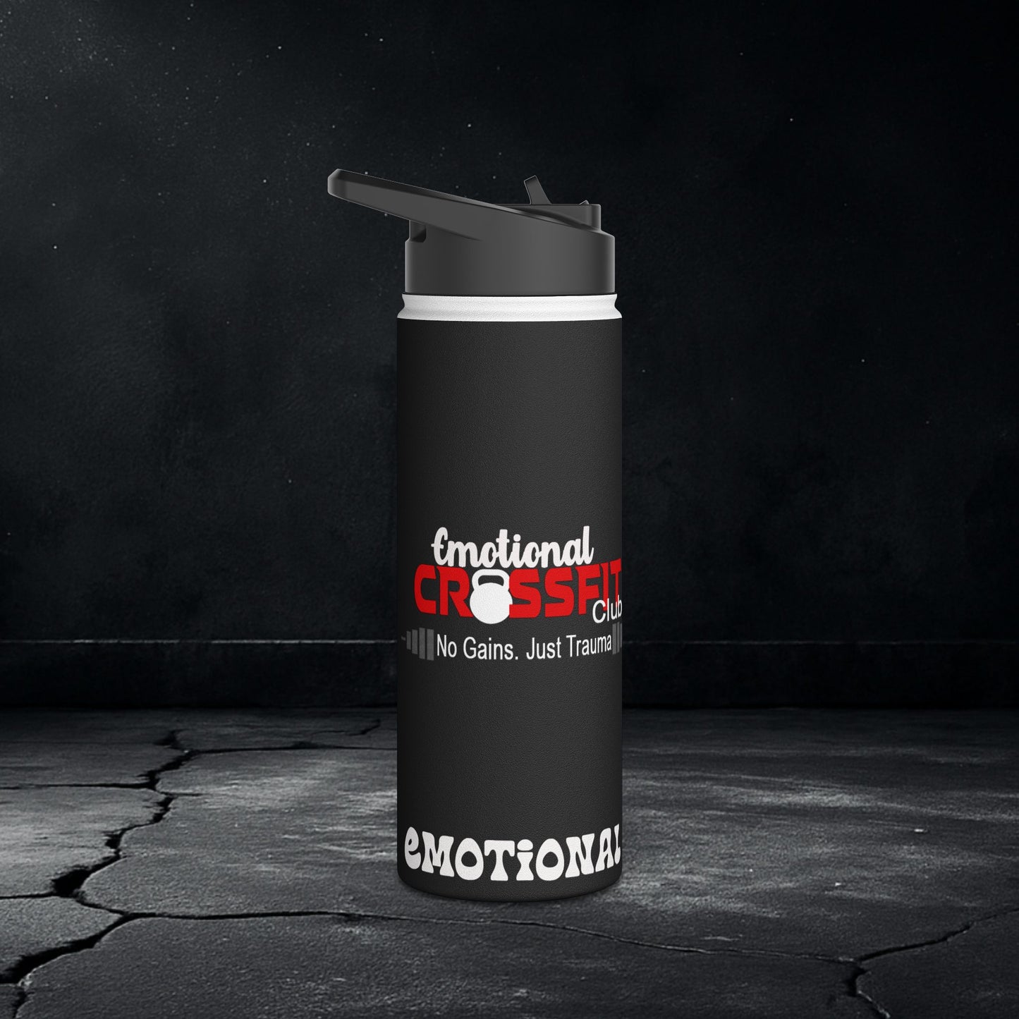 Trauma Juice Water Bottle – Stainless Steel Emotional Fuel for Shadow Work