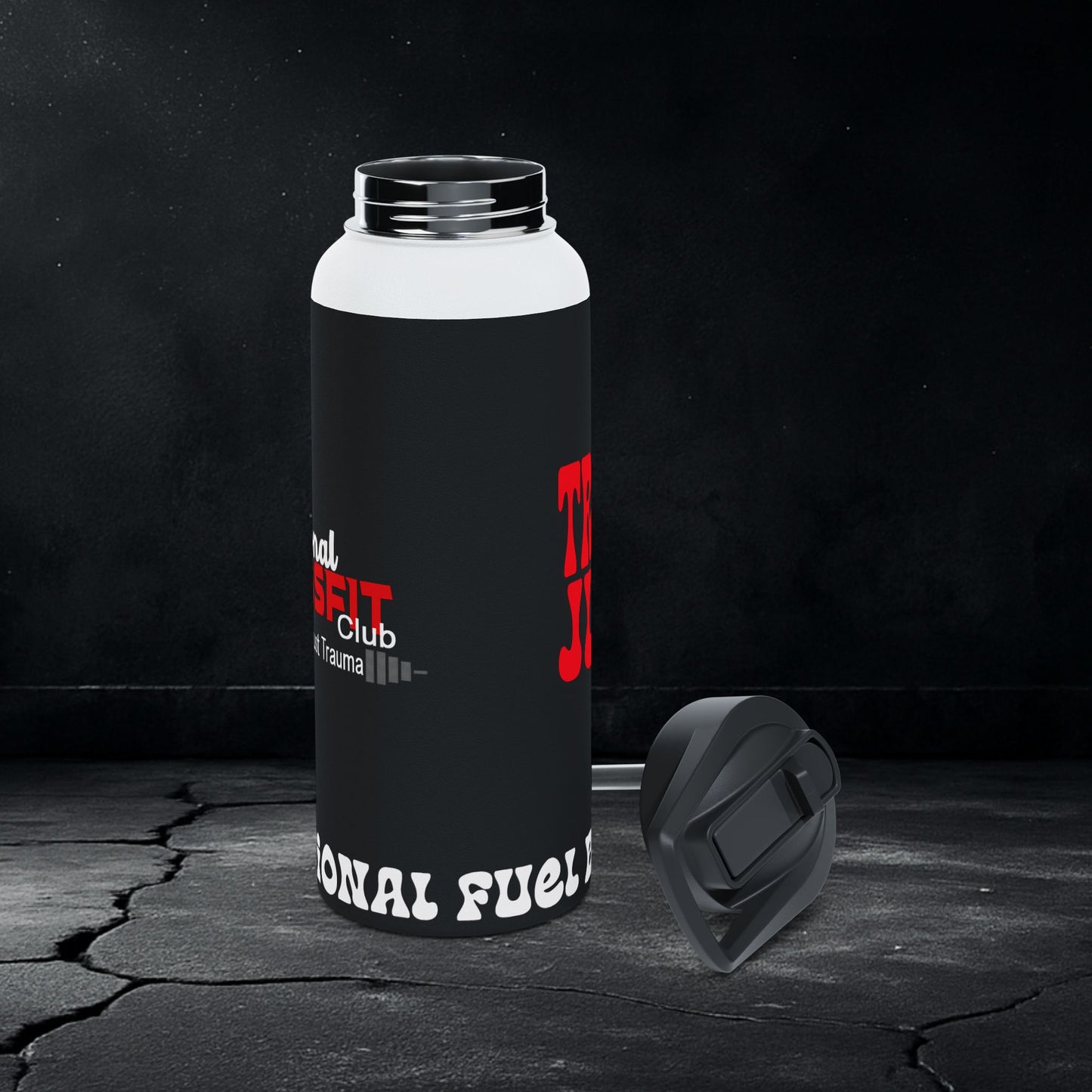 Trauma Juice Water Bottle – Stainless Steel Emotional Fuel for Shadow Work