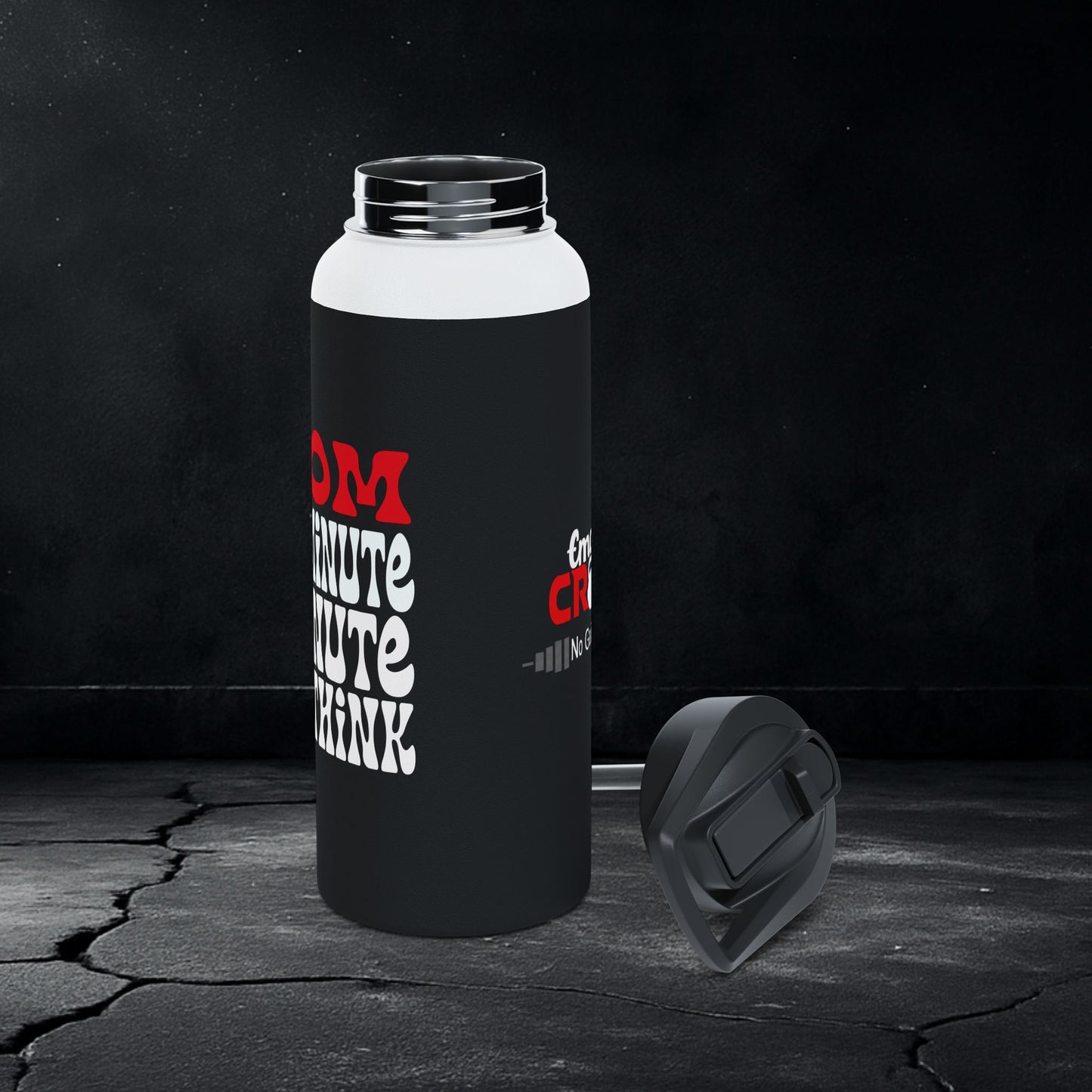 EMOM Water Bottle – Emotional Fitness Hydration for Overthinkers