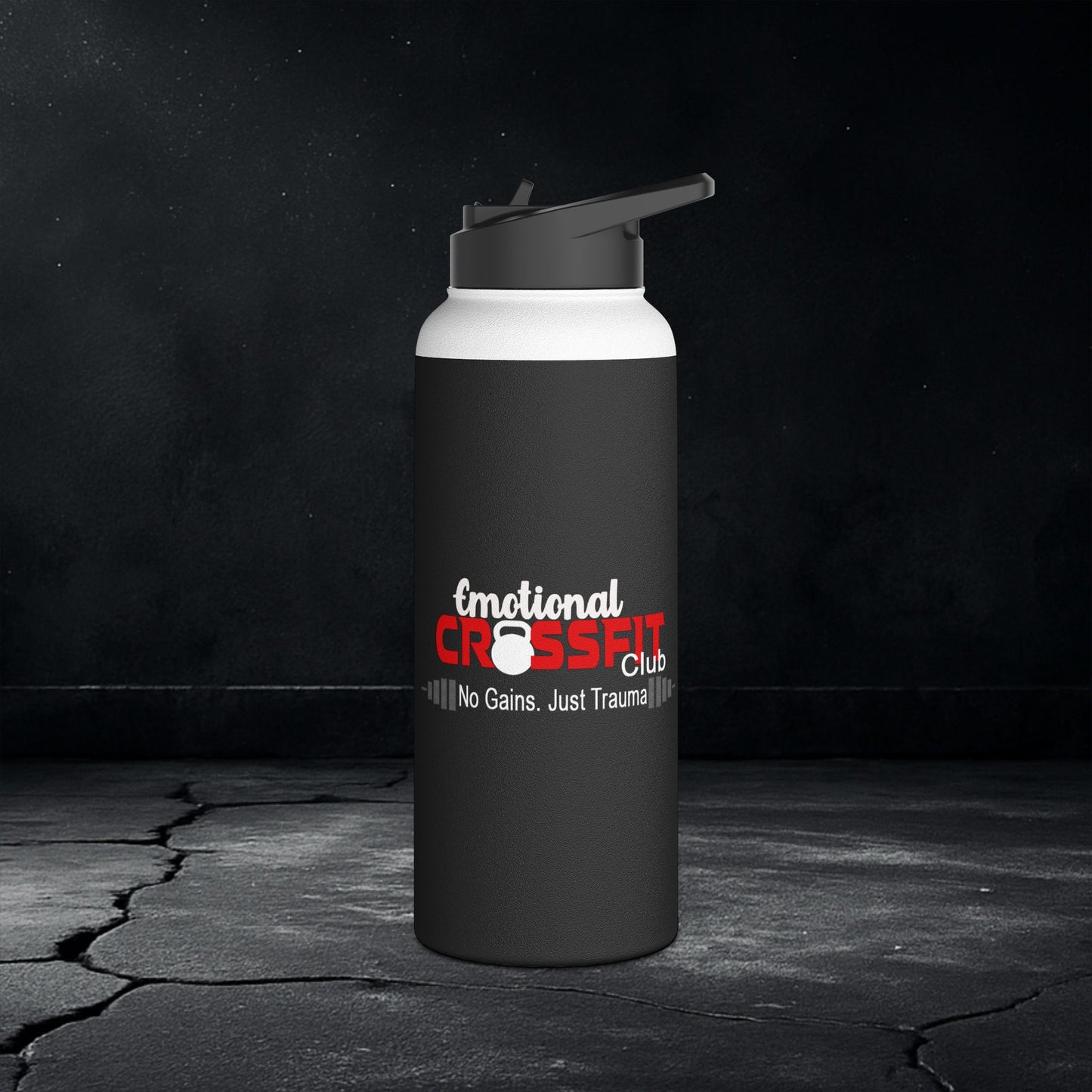 EMOM Water Bottle – Emotional Fitness Hydration for Overthinkers