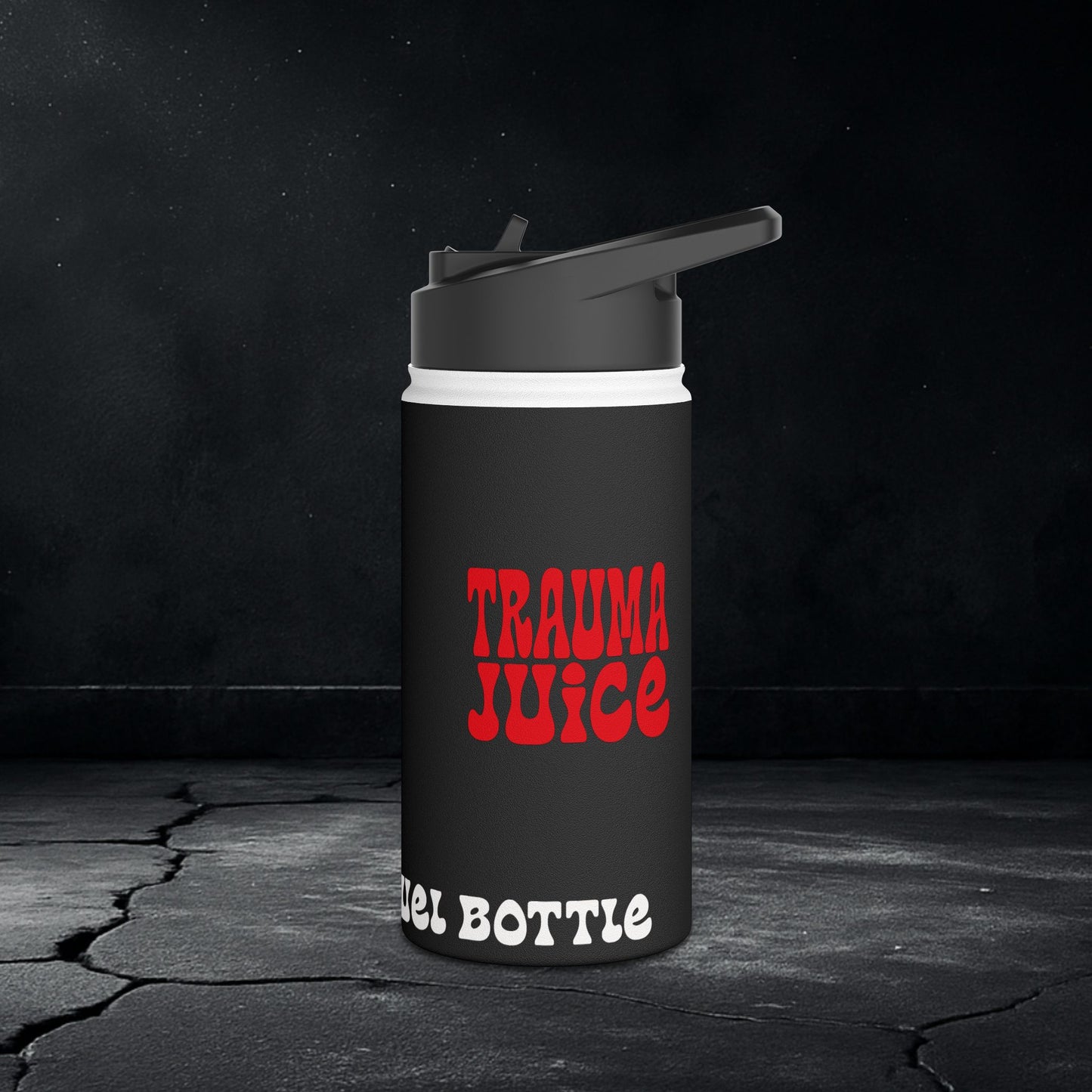 Trauma Juice Water Bottle – Stainless Steel Emotional Fuel for Shadow Work