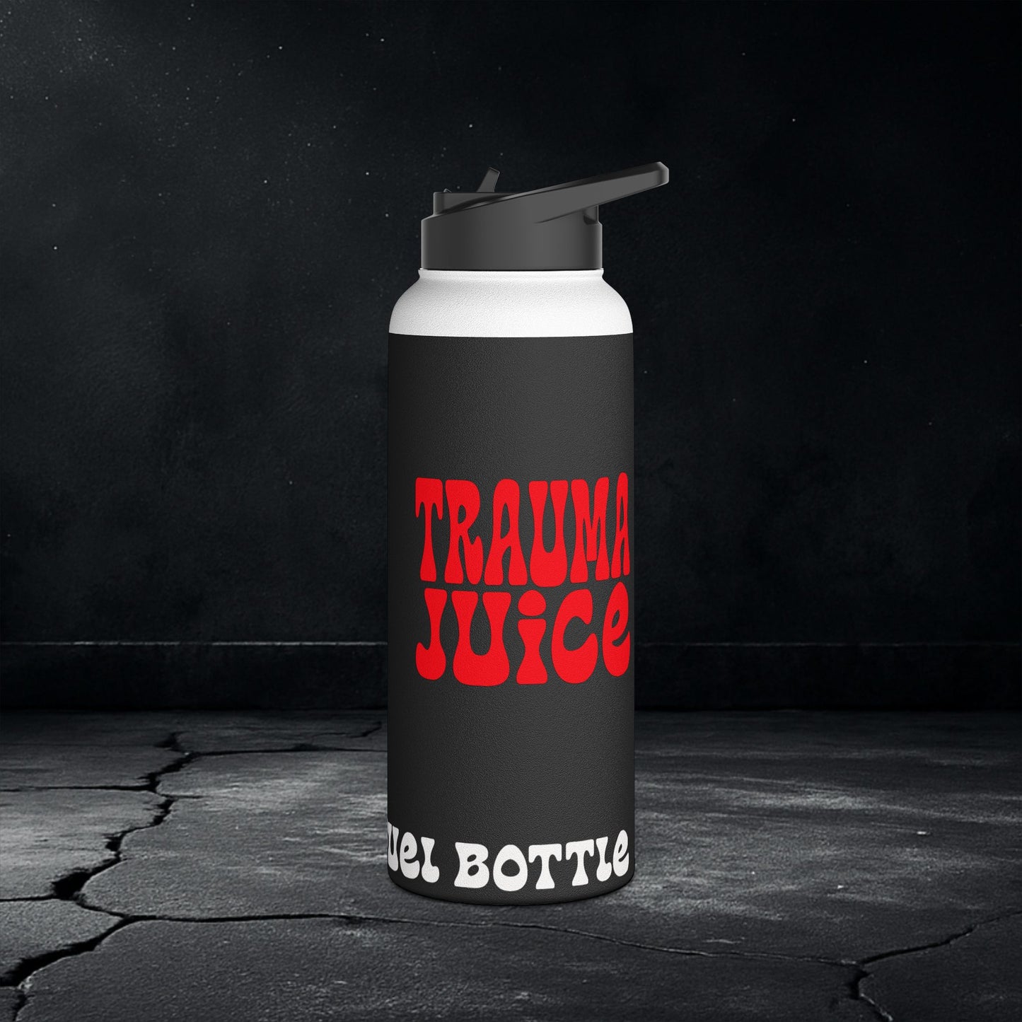 Trauma Juice Water Bottle – Stainless Steel Emotional Fuel for Shadow Work