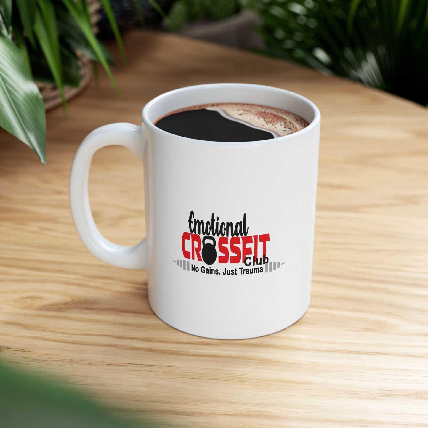 Shadow Work Is My Cardio – Funny Ceramic Mug for Emotional Reps