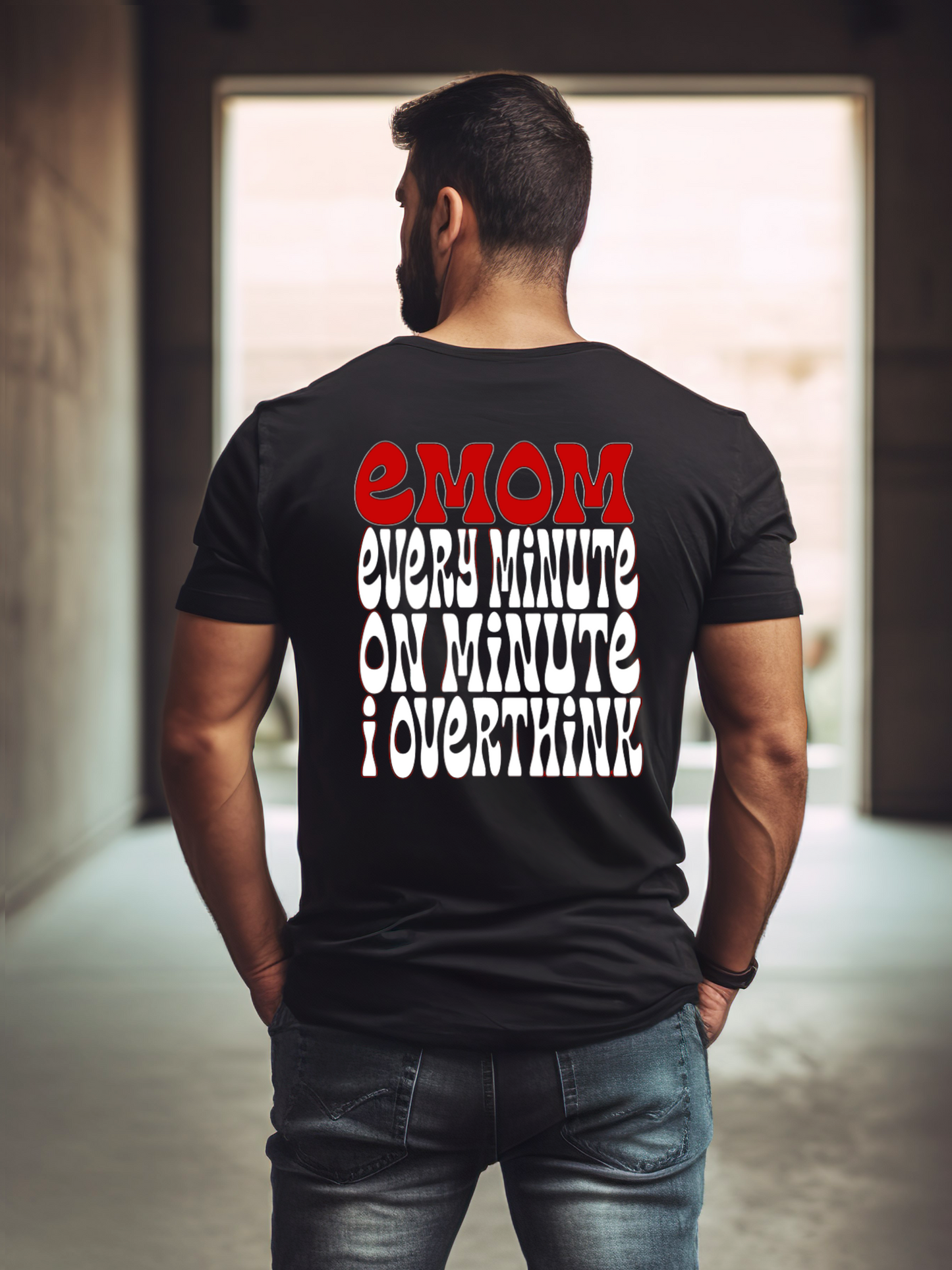 EMOM Overthinking T-Shirt – Funny Mental Gym Tee for Anxious Overachievers