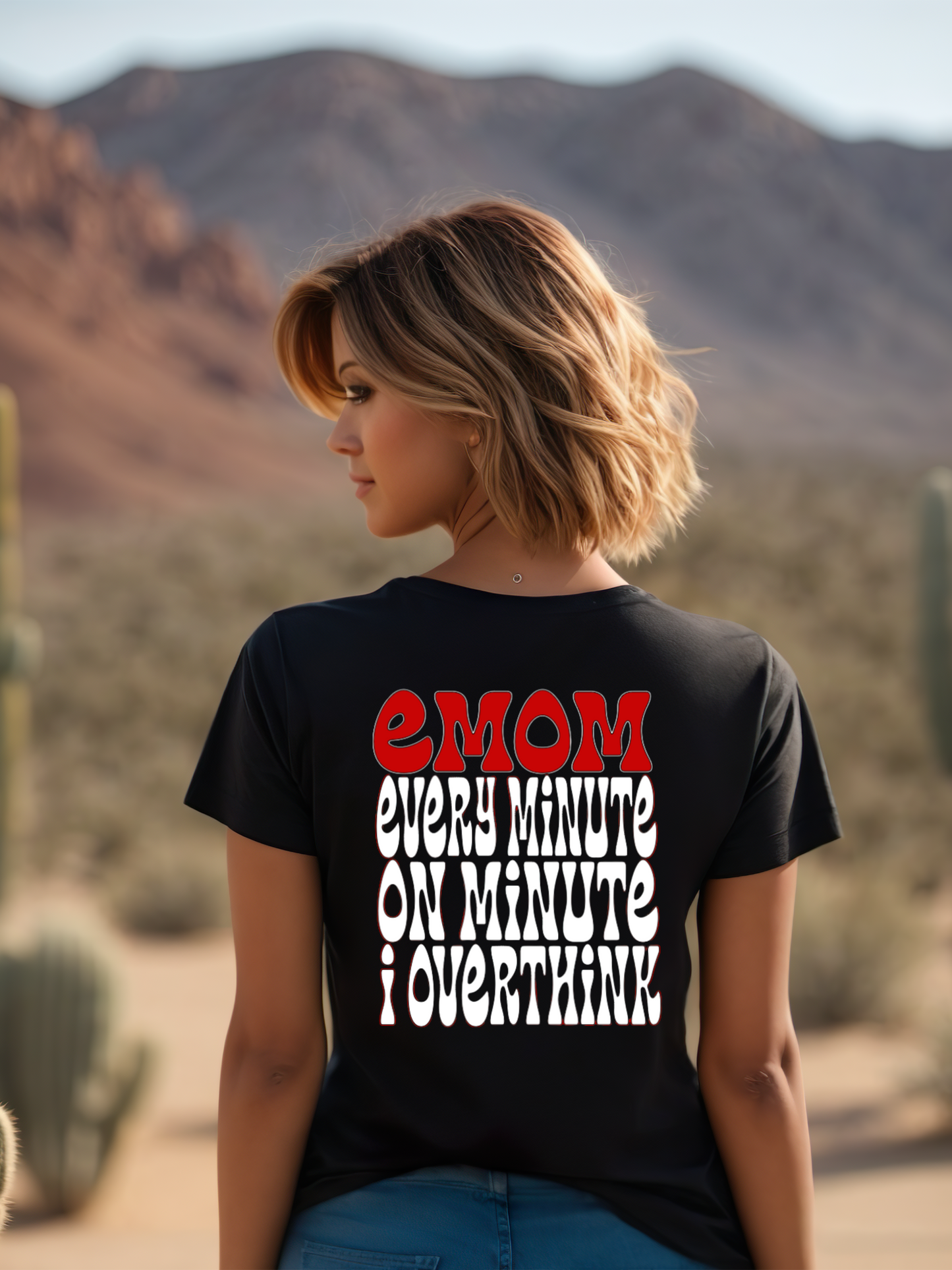 EMOM Overthinking T-Shirt – Funny Mental Gym Tee for Anxious Overachievers