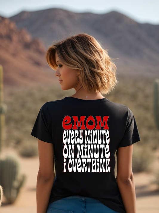 EMOM Overthinking T-Shirt – Funny Mental Gym Tee for Anxious Overachievers