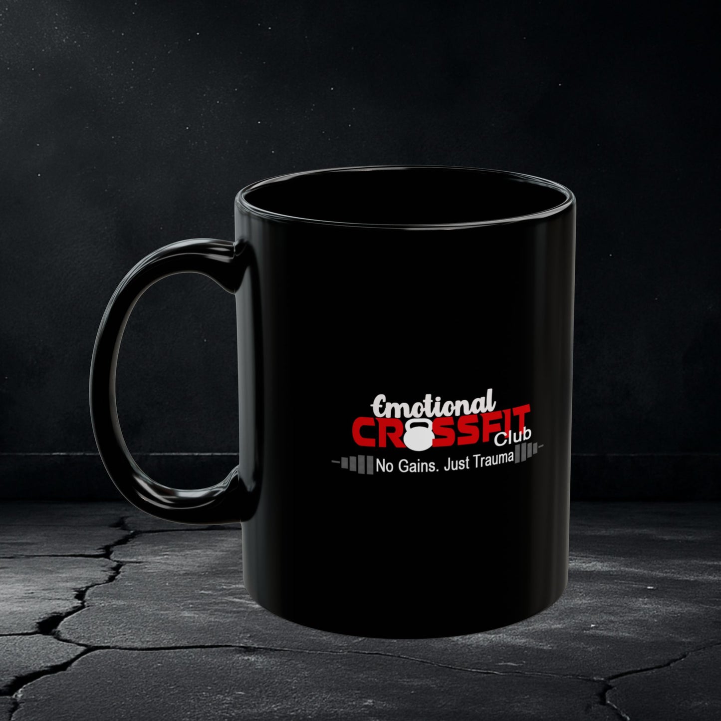 Shadow Work Mug – “No Pain… Just Pain” Funny Healing Cup